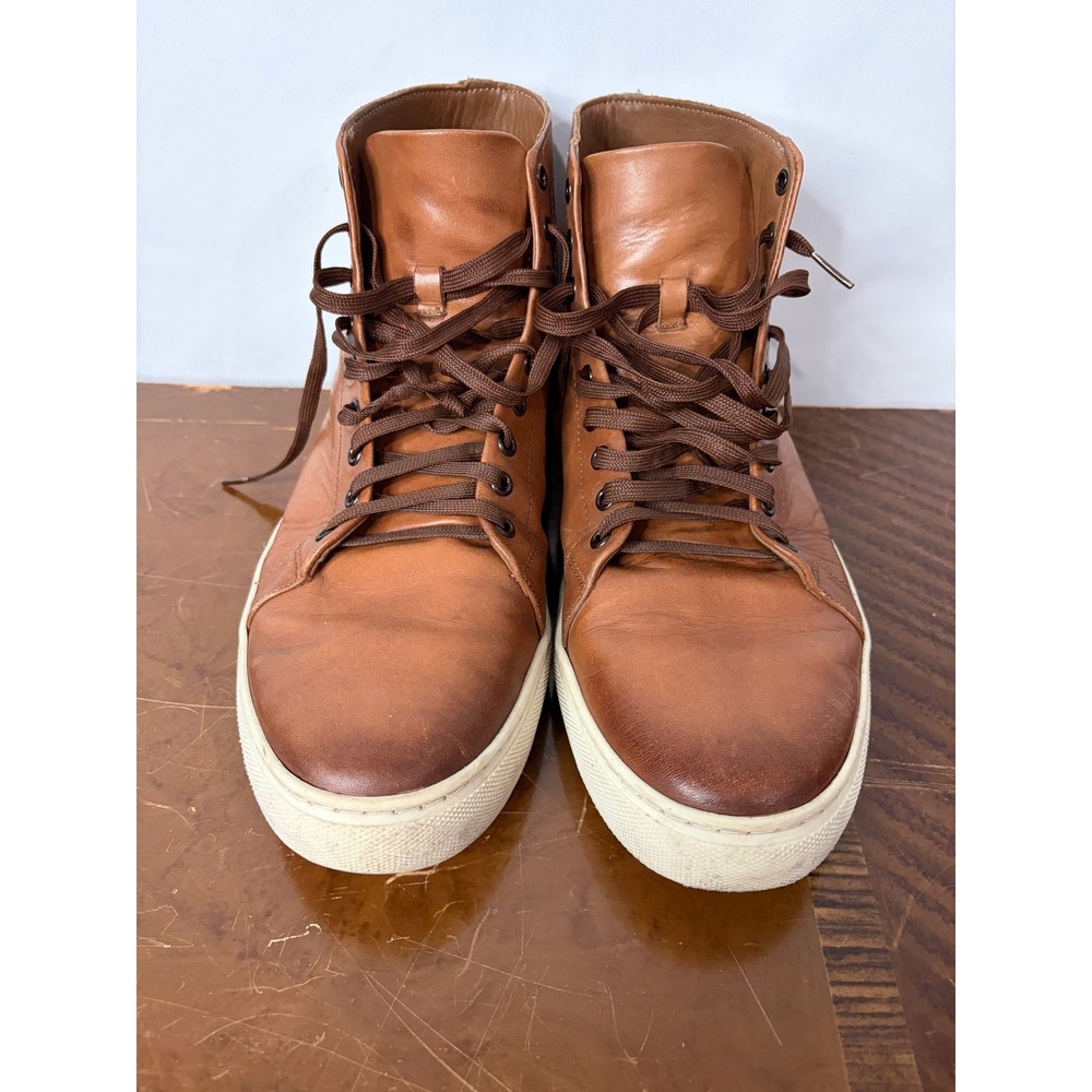 Thursday Boot Company Premier High Top Toffee Brown Leather Boots Sneakers Sz 11